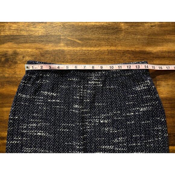 St. John Collection Women's 8 Skirt Tweed Elastic Waist Pull On Knee Length - Picture 6 of 8